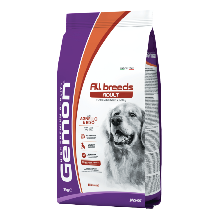 意大利鮮羊肉米飯 成犬配方 (GEM-6111)-新舊包裝隨機發貨