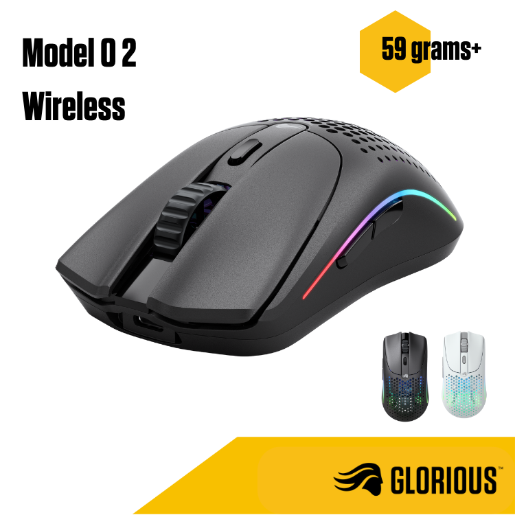 GLORIOUS | Model O 2 Wireless RGB Gaming Mouse | 顏色 : 黑色(647 ...
