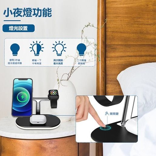 Jk Lifestyle 韓國jk 三合一magsafe磁吸可拆卸無線充電器適用蘋果iphone手機手錶耳機 Hktvmall 香港最大網購平台