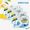 One-off Toilet Brush Hand With Detergent Refill Set (4 packs :4 flavor )