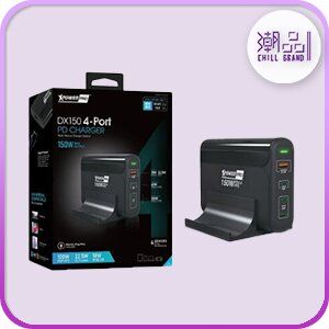 Xpower Pro DX150 4-Port Gan Charger 4輸出快速充電器 黑色 - XPP-A2002-11-BK