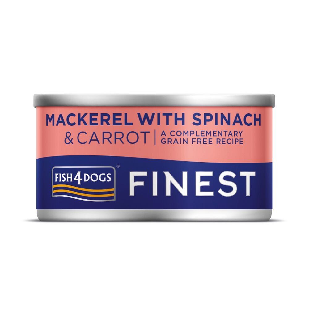 Dog Canned - Finest Mackerel With Spinach & Carrot 85G/3OZ