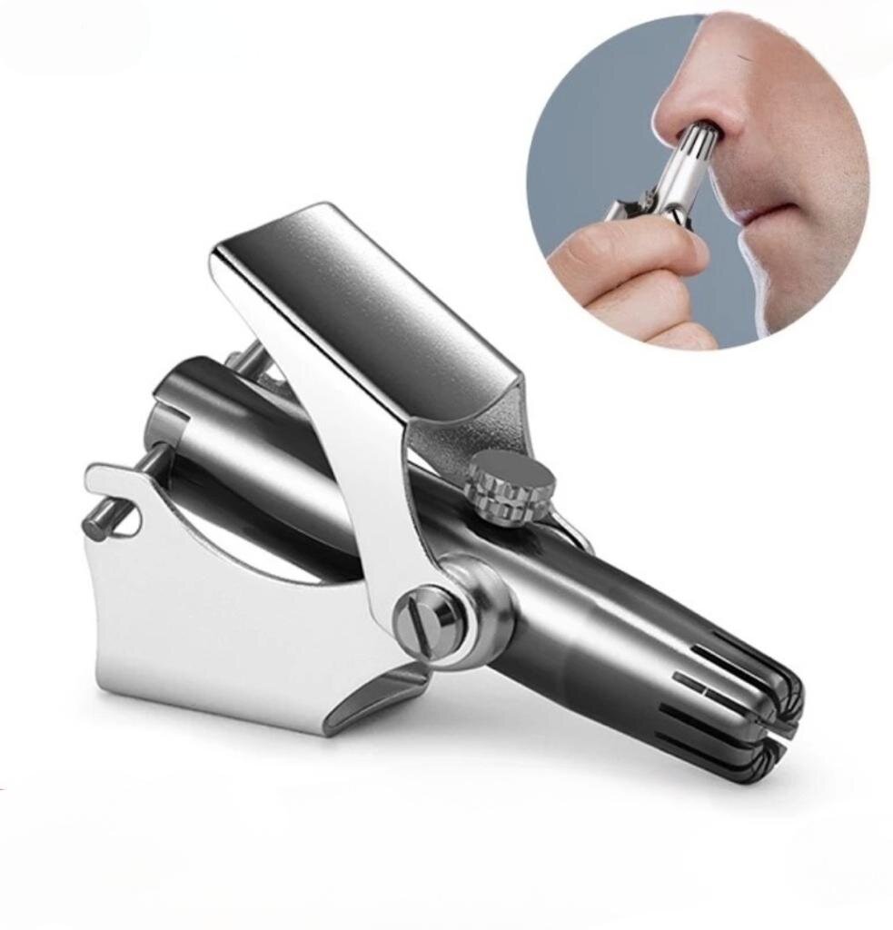 Men's stainless steel manual nose hair machine nose hair pliers manual nose hair trimmer nose