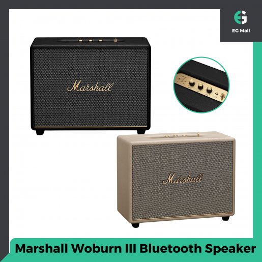 Marshall Woburn III Black Bluetooth Speaker