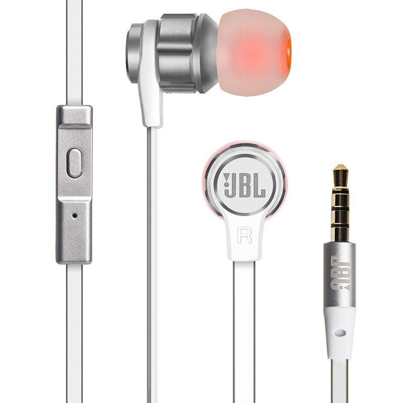 JBL | T180A 銀色 silver PURE BASS 入耳式立體聲耳機 | 顏色 : 冷寒銀 | HKTVmall 香港最大網購平台