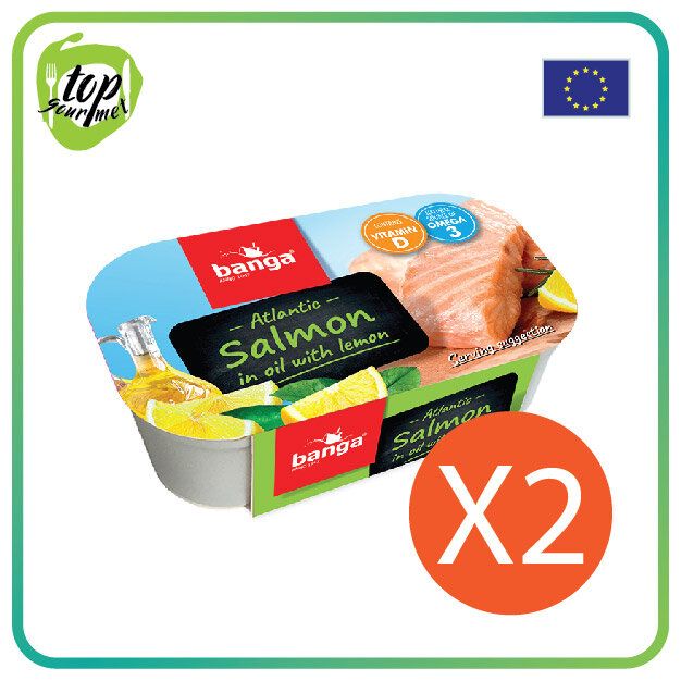 Atlantic Salmon in Oil with Lemon