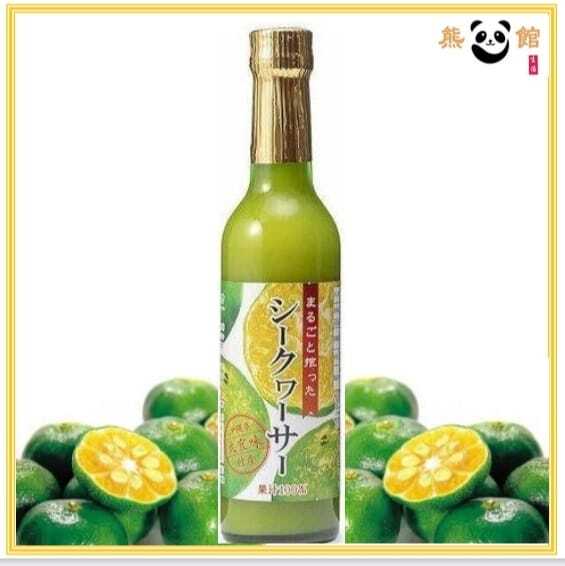 Ogimi Village Whole squeezed Shikuwasa 100% fruit juice 300ml BBD:2024/11/18