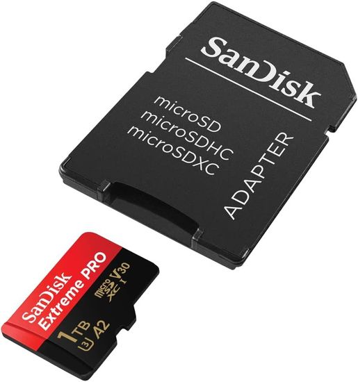 SanDisk | 1TB Extreme Pro Micro SD 記憶卡附設SD轉接器UHS-I V30 A2