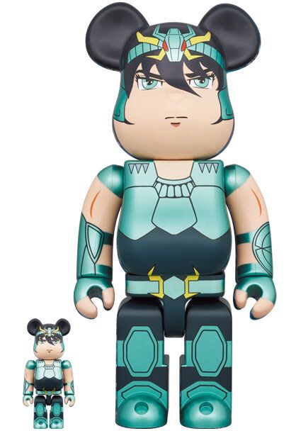 Medicom Toy Be@Rbrick - 龍星座紫龍100% & 400%《聖鬥士星矢》