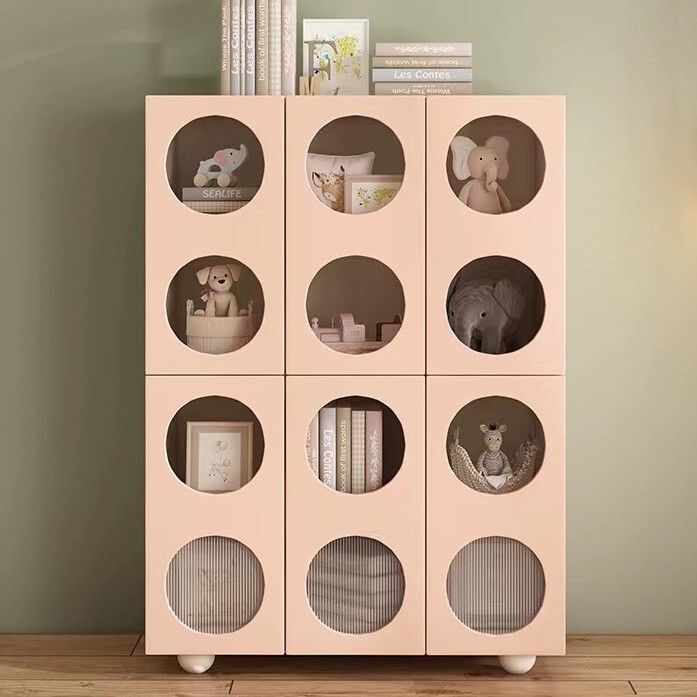 Children's creative bookcase bookshelf storage rack storage cabinet 90CM