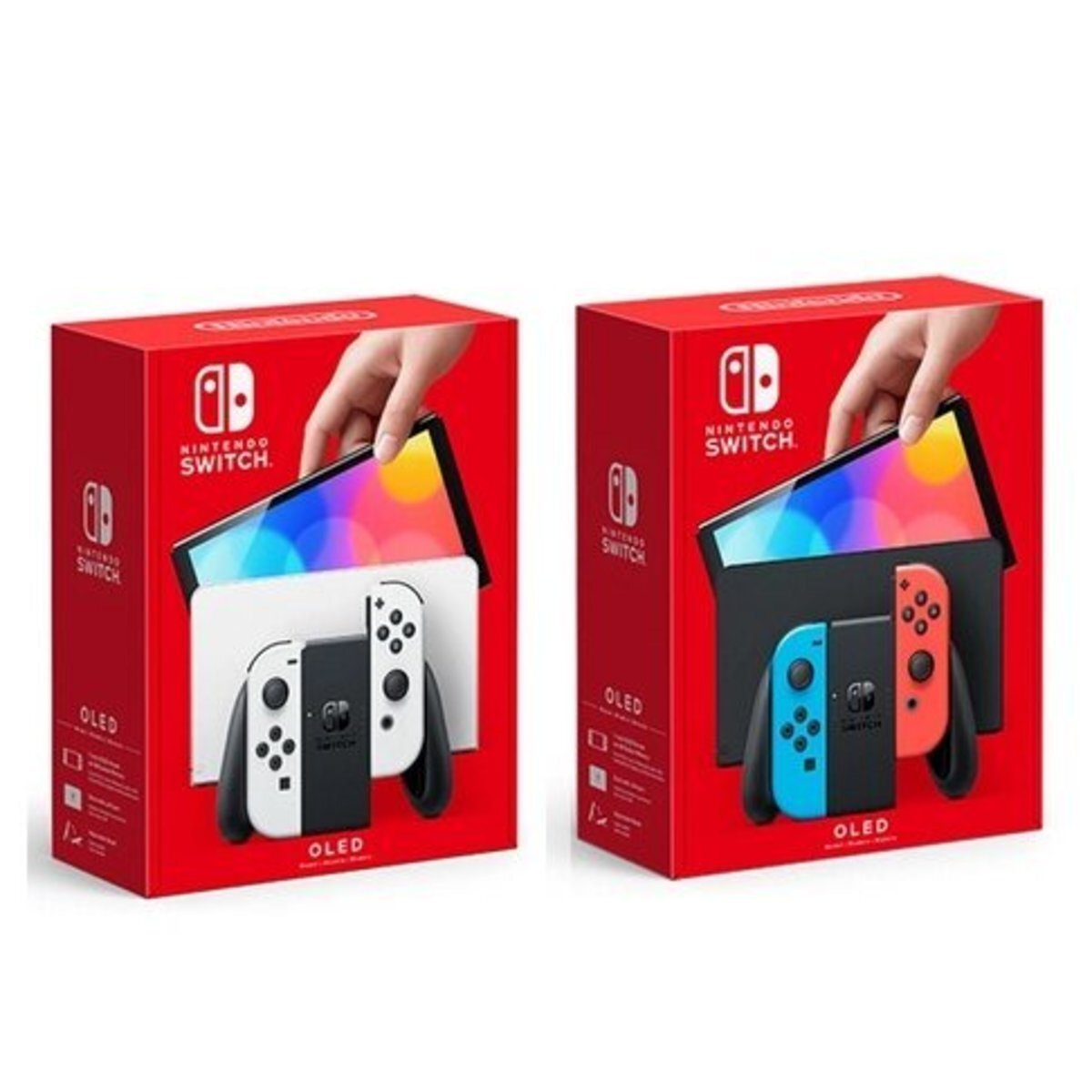 任天堂| Switch OLED 加強版主機任天堂Nintendo 遊戲主機紅藍色香港