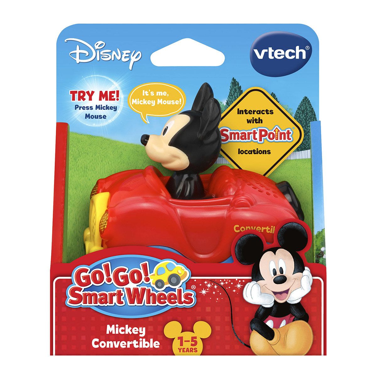 Just Play Disney Junior Mickey Mouse Movable Collectible Figures Playset  with Fishing Rod and Lantern 2-Pack Mickey Mouse and Set 5 cm, from 3 Years