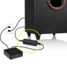 3.5mm AUX Audio Ground Loop Isolator Cable Noise FilterKiller Car Accessory