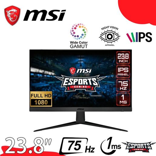 MSI | Optix G241V E2 24 FHD 75Hz IPS 電競顯示器HDMI Cable (MO-MG241V2+CE-MNBC06U  + LB-MON) | HKTVmall 香港最大網購平台