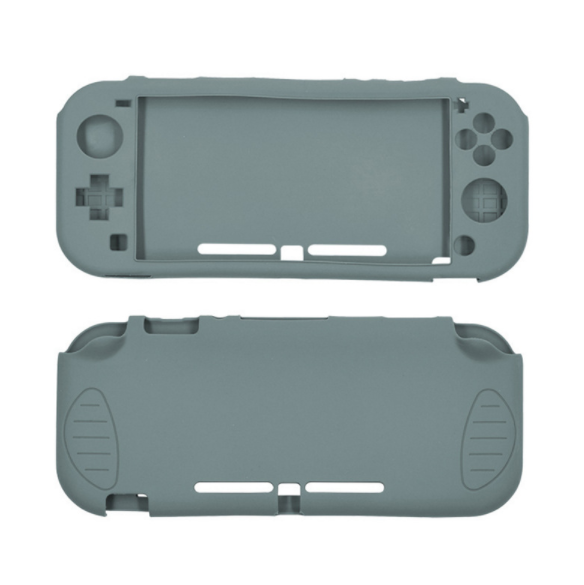 任天堂Nintendo switch lite主機矽膠套保護套 switch保護殼（lite軟殼灰色）