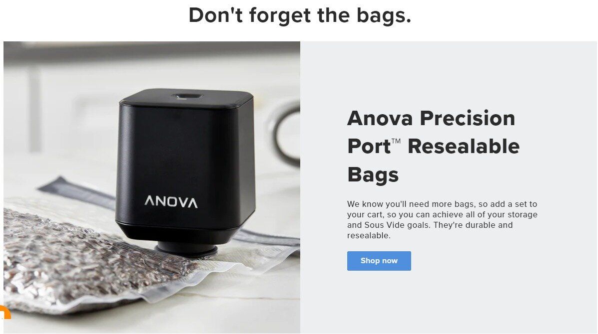 Anova Precision Port Resealable Bags