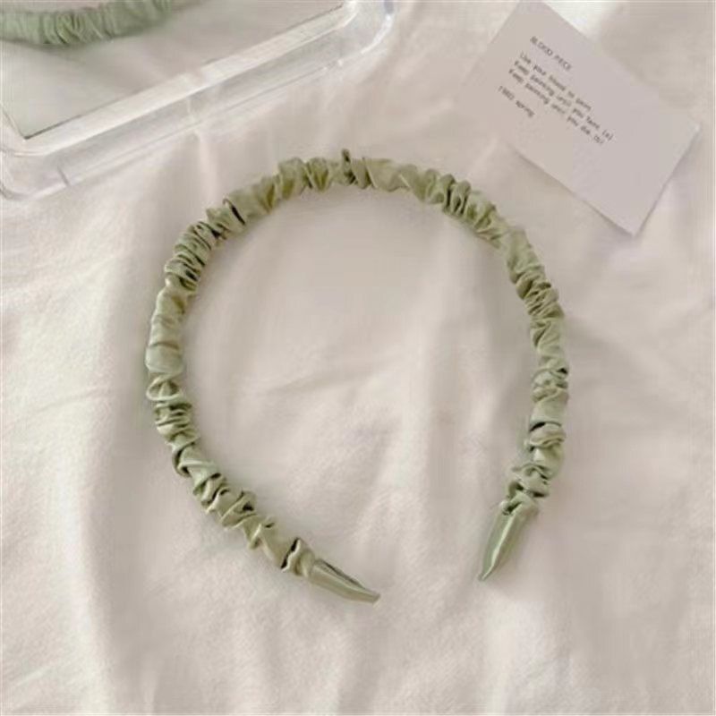 PP03246 可愛皺褶頭箍 髮箍（ 綠 色 ）TREASURE MAP 尋寶圖