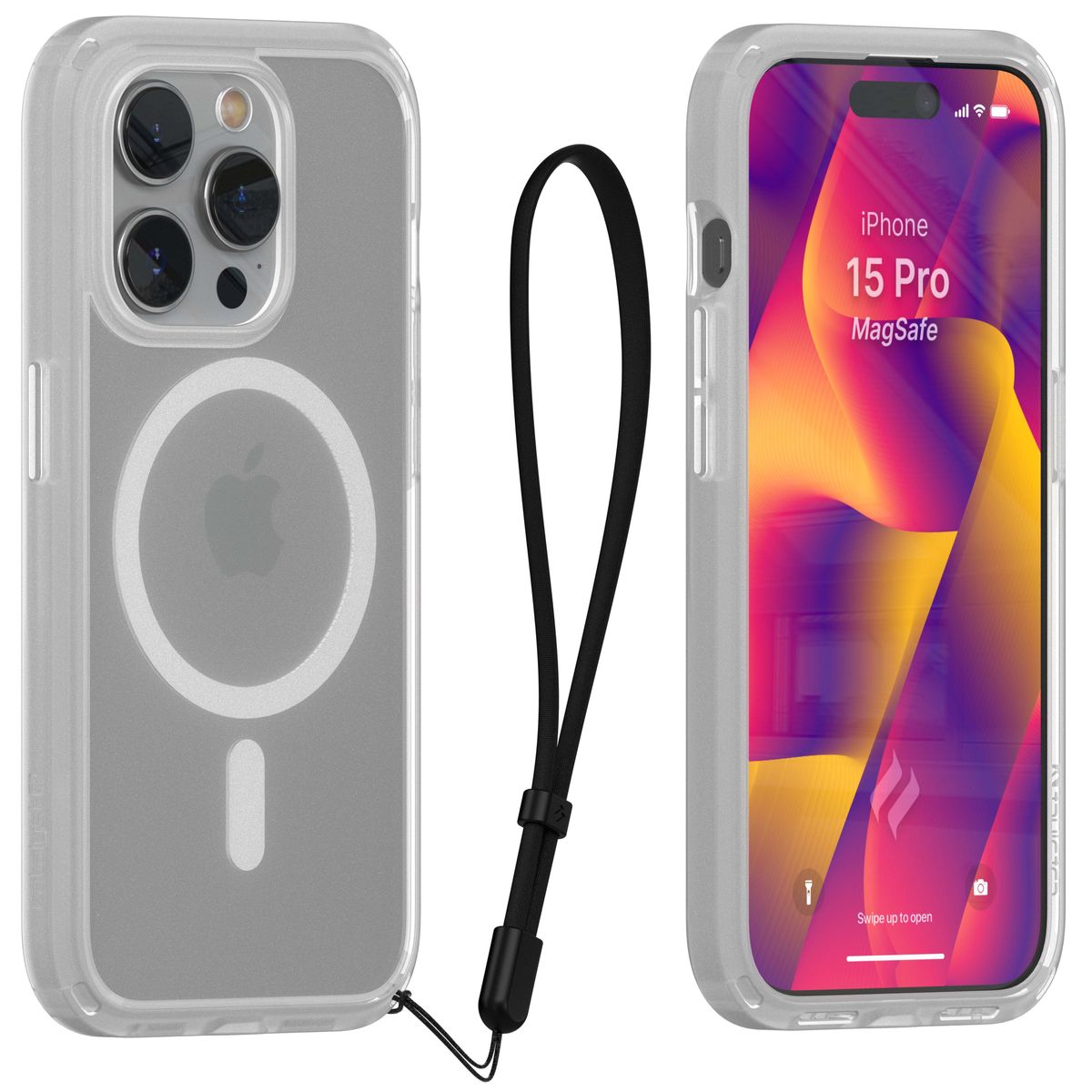 Influence case for new iPhone 15 Pro MagSafe Compatible - Clear