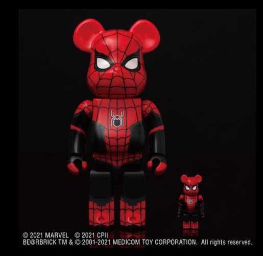 MEDICOM TOY | Be@rbrick Bearbrick x Marvel Spider-Man No Way Home