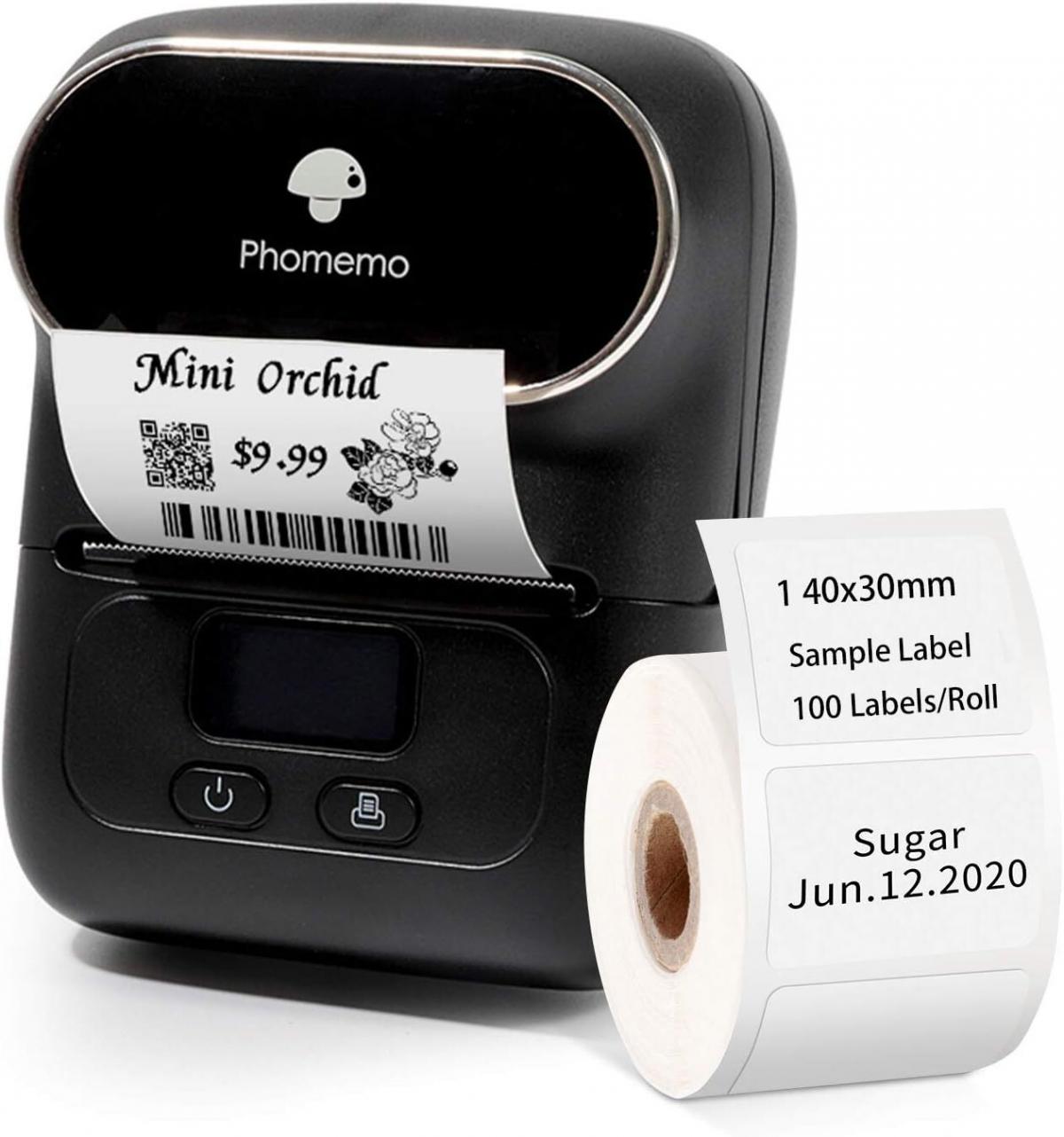 Phomemo M110 Bluetooth Portable Thermal Printer for Cell Phones and Computers