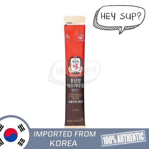 正官庄| 正官庄高麗蔘膏口服液高麗蔘精Ginseng Extract Everytime Balance (10ml x 30包) |  HKTVmall 香港最大網購平台