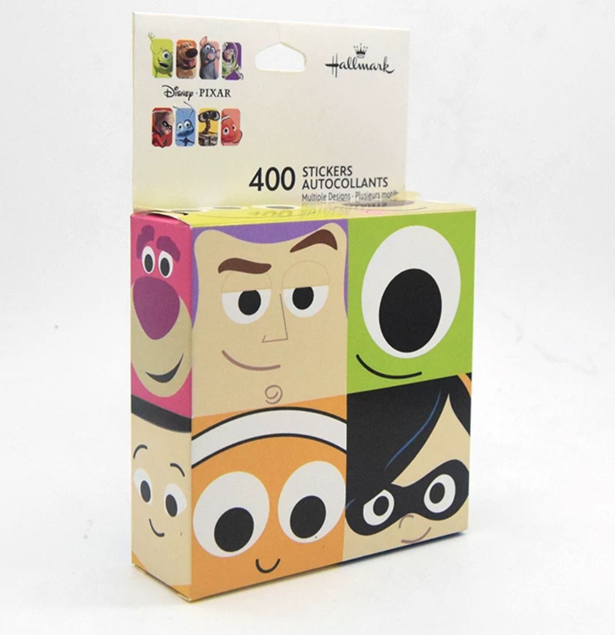Disney Pixar Character Collection - 400pcs children cartoon sticker roll decorative stickers