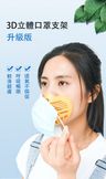 可水洗立體口罩支架 1個 使口罩可以重覆使用多於一次（不含口罩）塑膠支架 顏色隨機