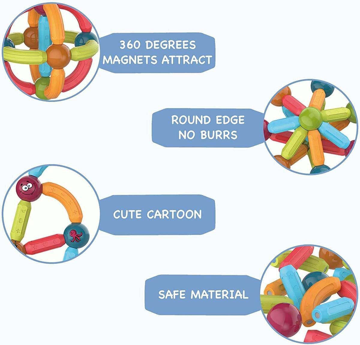 STEM TOYS Sticks Building Blocks 52pcs｜ Children