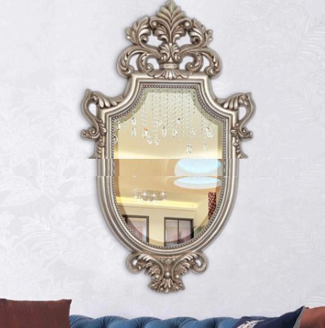 浴室鏡（仿古銀)(尺寸：64*103CM）