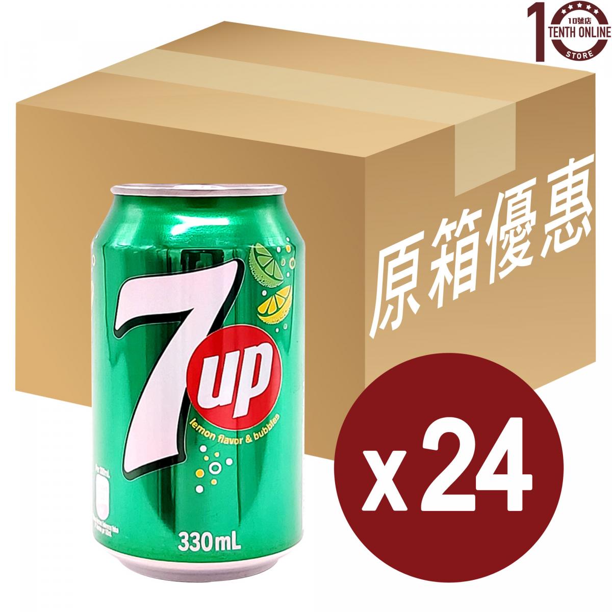 7up Soft Drink Canned - Full Case 330ml (Random Packing)