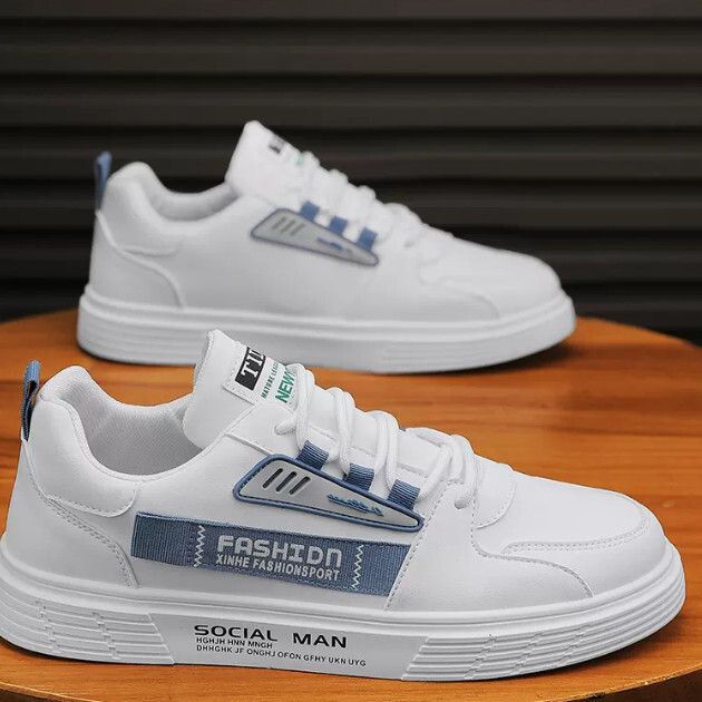 休閒板鞋【白蘭【百搭款】尺碼【39碼-44碼】【下單後聯絡客服確認發貨尺碼】#F004008662