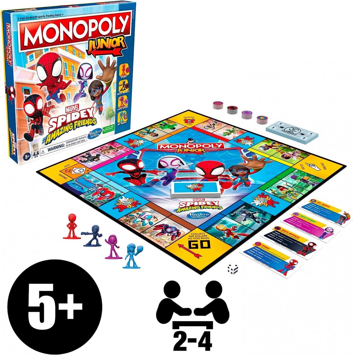 Monopoly  Monopoly Junior: Marvel Spidey and His Amazing Friends