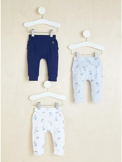 ASDA, George Billie Faiers Blue Floral Frill Leggings 3 Pack (Parallel  Import), Size : 9-12m