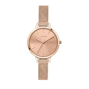 Petite Amourette 32mm Quartz Watch Rose Gold Metal Band Strap ME010095