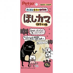(exp 08/2024) Petio 日本產 白身魚魚乾 (扇貝味)(牛磺酸+) 貓小食 12g #B157 (W14033) 