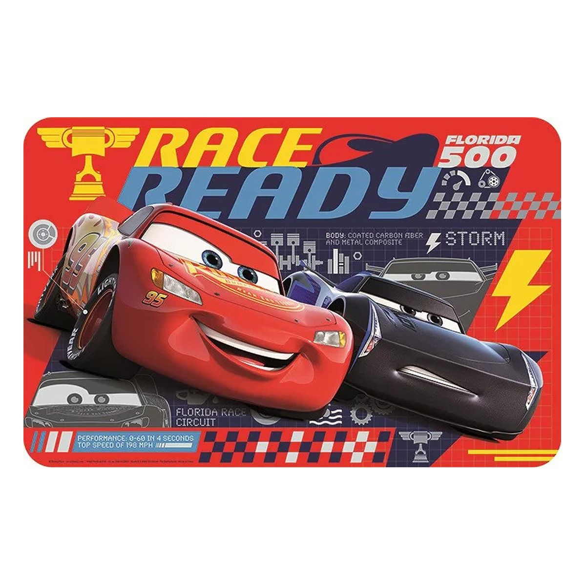 反枱 Sticker 迪士尼反斗車王 | Mcqueen Race 塑膠枱墊 (平行進口) | HKTVmall 香港最大網購平台