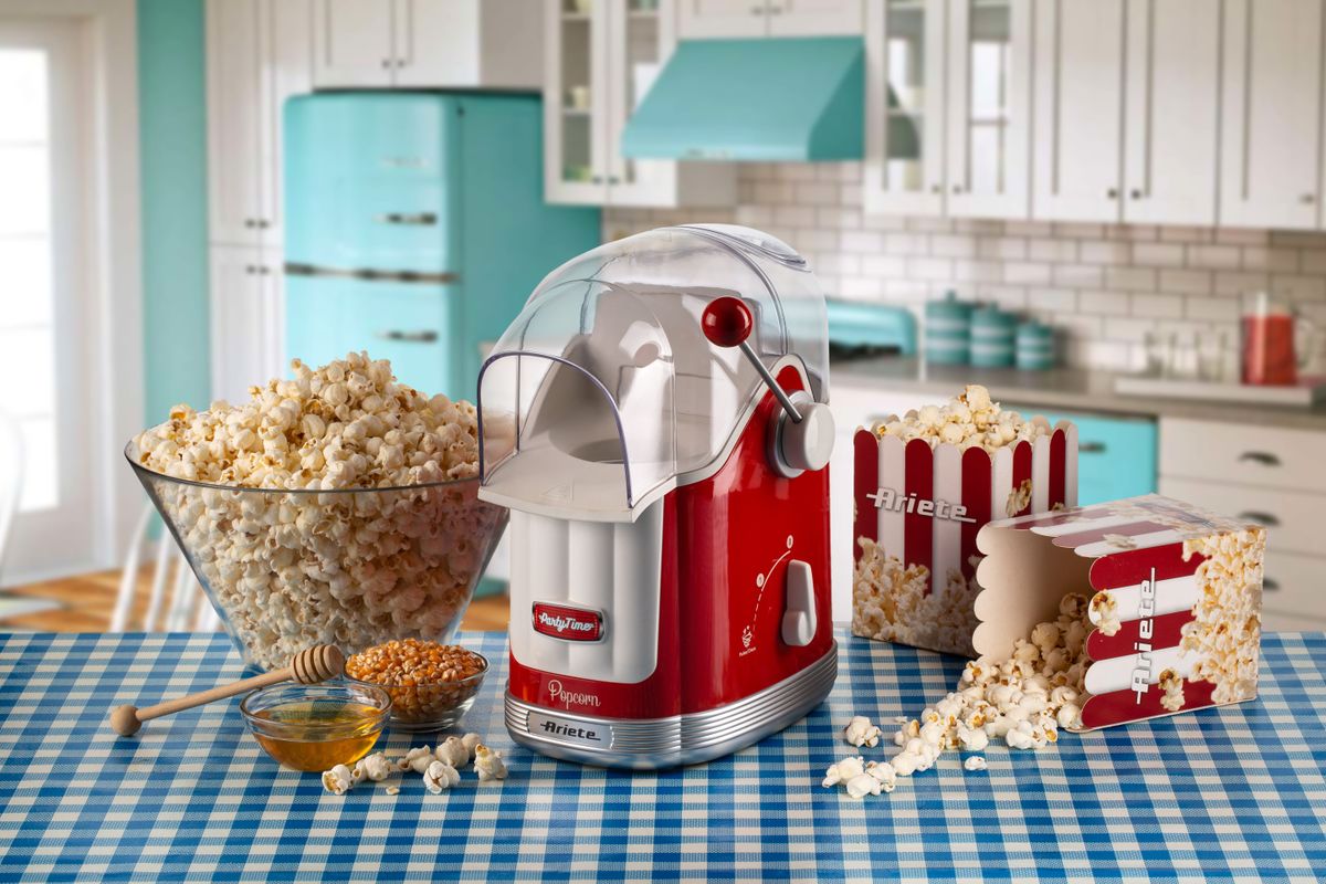 Pop Corn Machine - Pop Corn Maker Party Time Red - Ariete 2958 Blue 