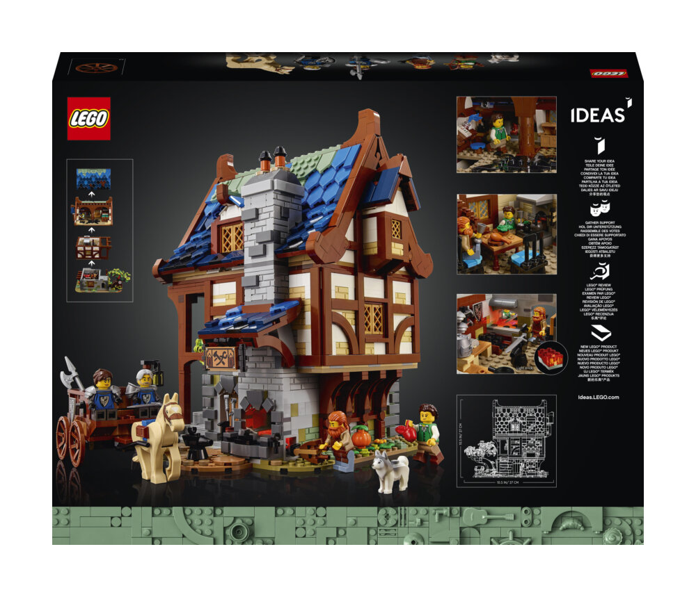 メーカー再生品】 LEGO 中世の鍛冶屋 未開封 21325 知育玩具