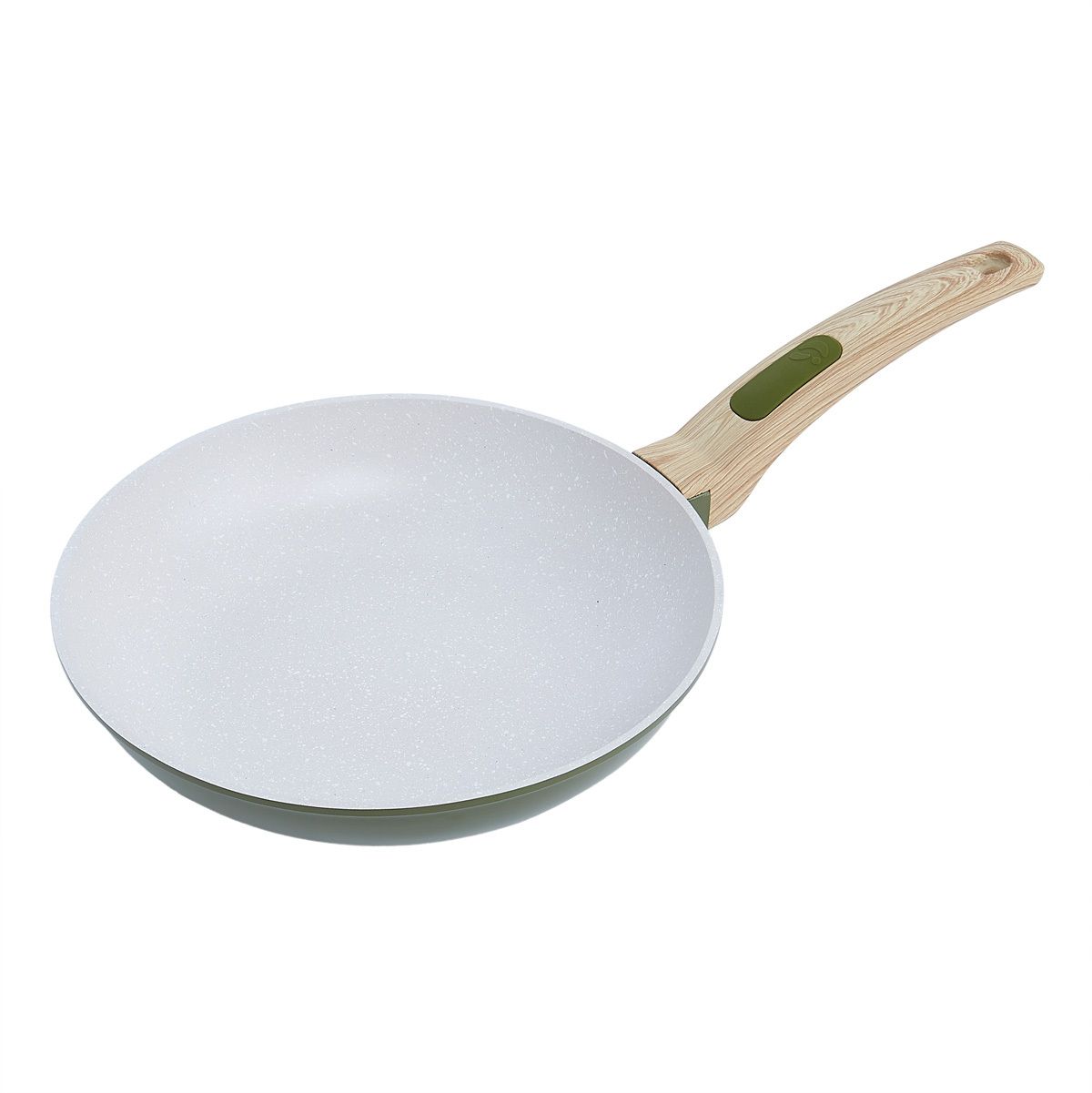 ekau | Home Essential鑄鋁平底易潔煎鍋 - 24cm (綠色) (電磁爐適用) | HKTVmall 香港最大網購平台