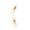 Göessele: gold plating, rhinestone, faux pearl, crystal bead, enamel (double-faced design) fish hook earrings 