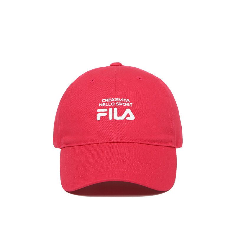 韓國系列 男女同款刺繡 FILA Logo 鴨舌帽