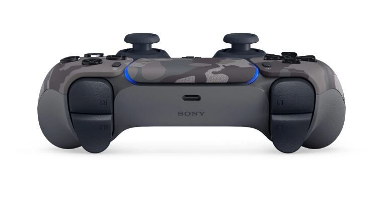 playstation 5 dualsense wireless controller gray camo