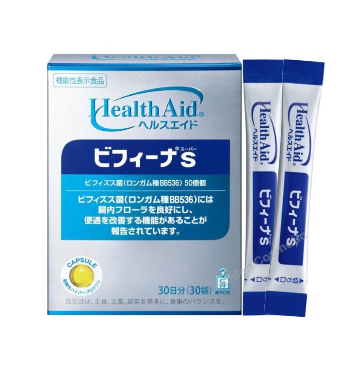 日本版 Bifina S(美菲娜)晶球益生菌30包(1盒) 宿便排毒減肥便秘壓力暗瘡衰老(日本直送)