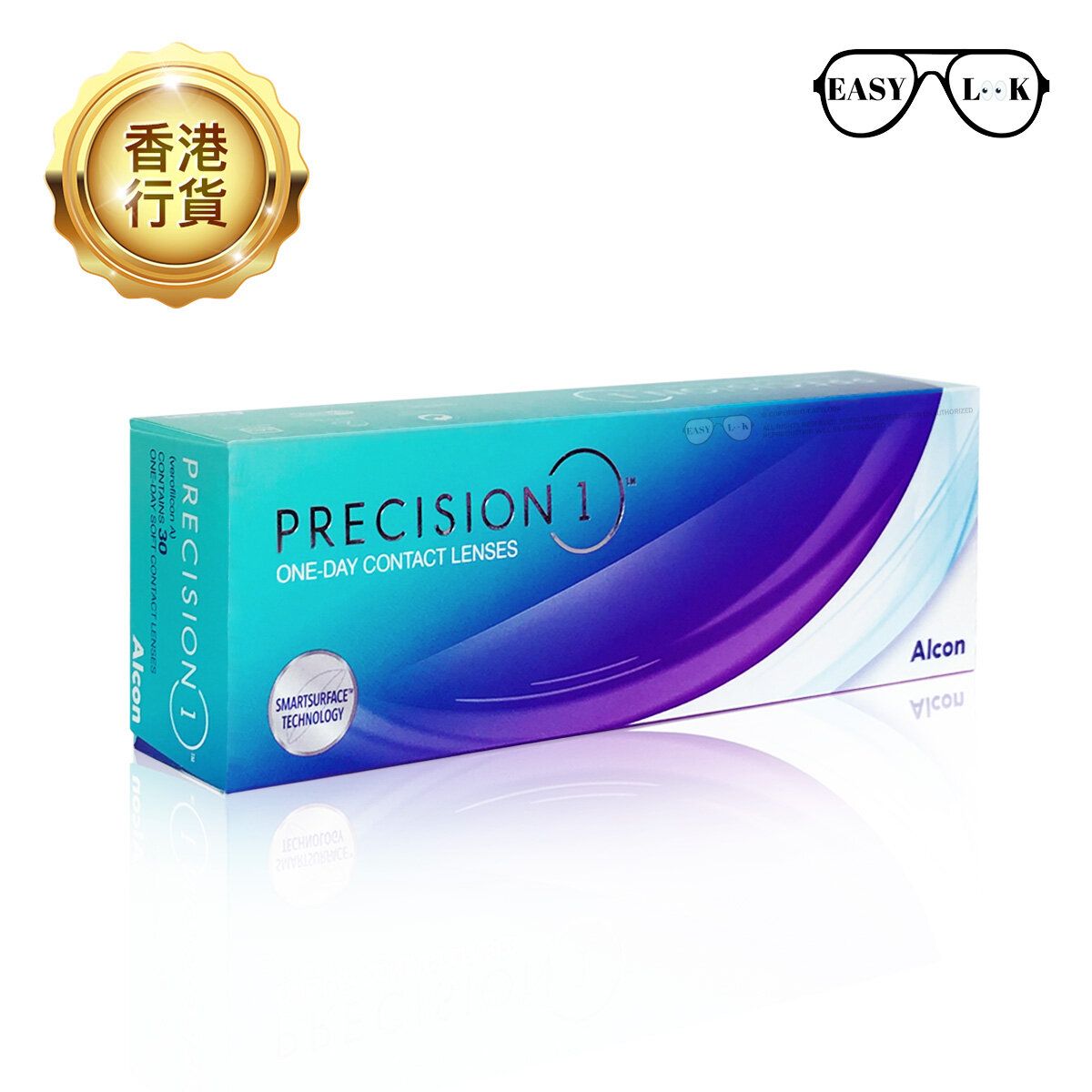 PRECISION1 每日即棄隱形眼鏡 (弧度: 8.3, 度數: -8.50)