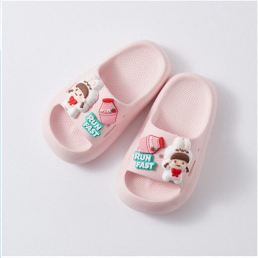 "卡通可愛居家拖鞋（2609兔子-粉  尺碼：24/25-34/35）(下單後聯絡客服確認發貨尺碼)#F175008012 "