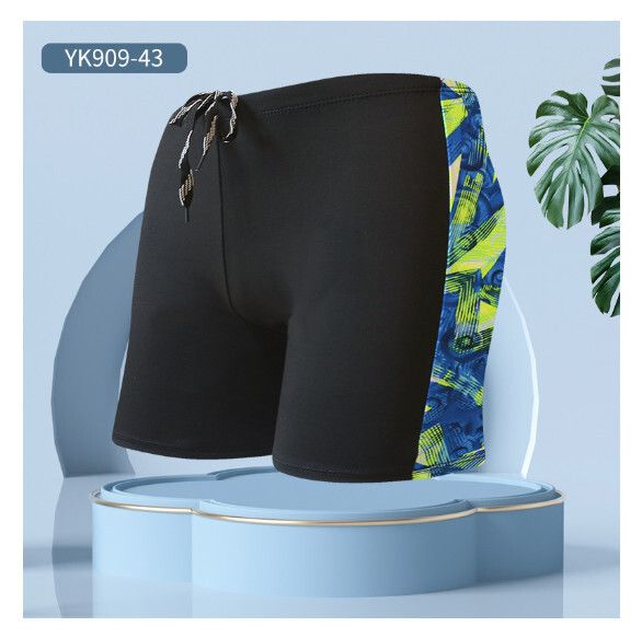 成人平角寬鬆保守泳褲【L-2XL碼】【YK909-43】(下單後聯絡客服確認發貨尺碼) #H161023626