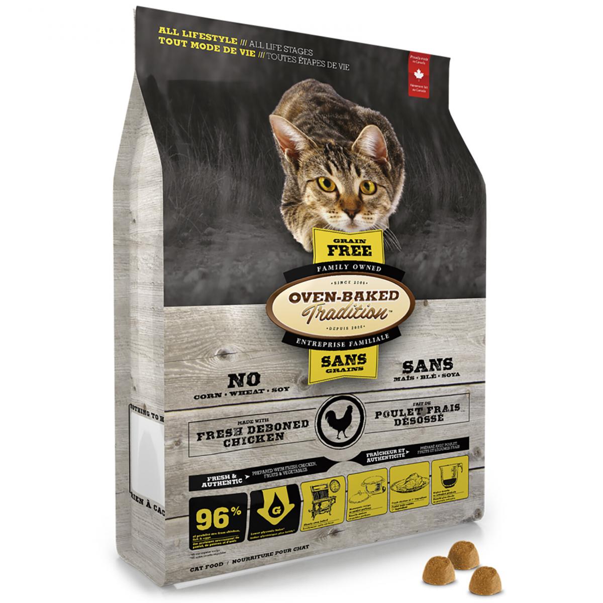 Grain Free Chicken & Fish All Life Stages Recipe Dry Cat Food 10LB