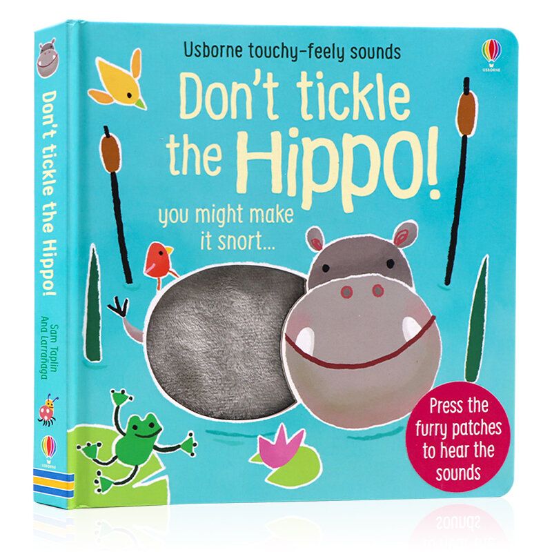 Usborne Don't Tickle the Hippo - Touchy-feely sound book
