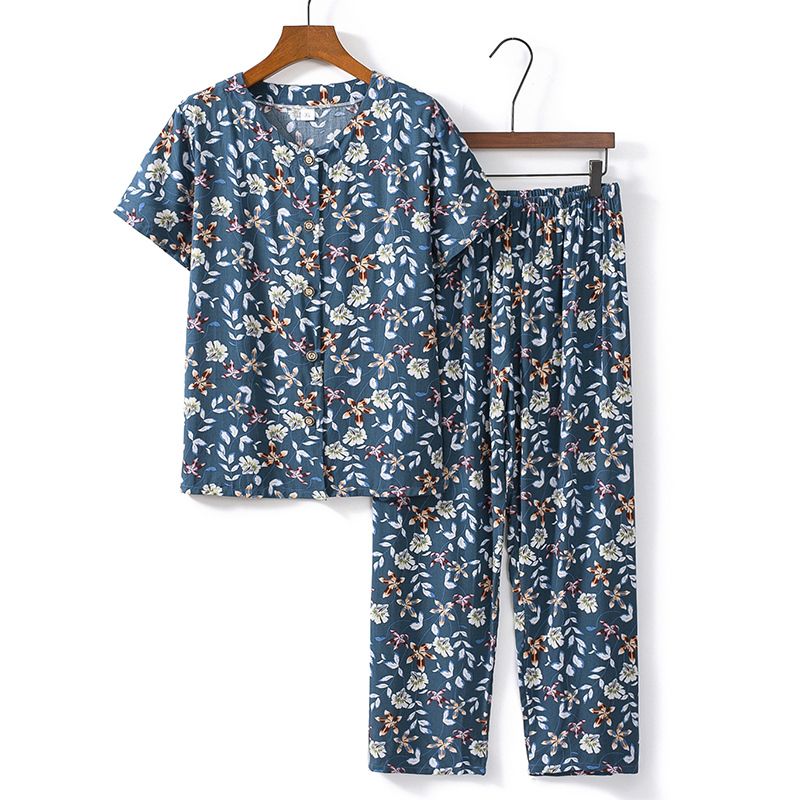 老年人短袖套裝( XL-4XL碼 13號色）【下單後請聯絡客服確認發貨尺碼】F001099060