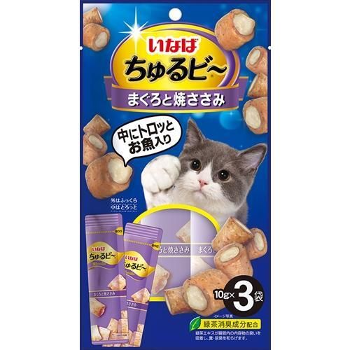 CIAO CAT FOOD Cat Snacks (Jellybeans) Chicken + grilled Tuna Flavor(10g x 3) 30 gReward Snack